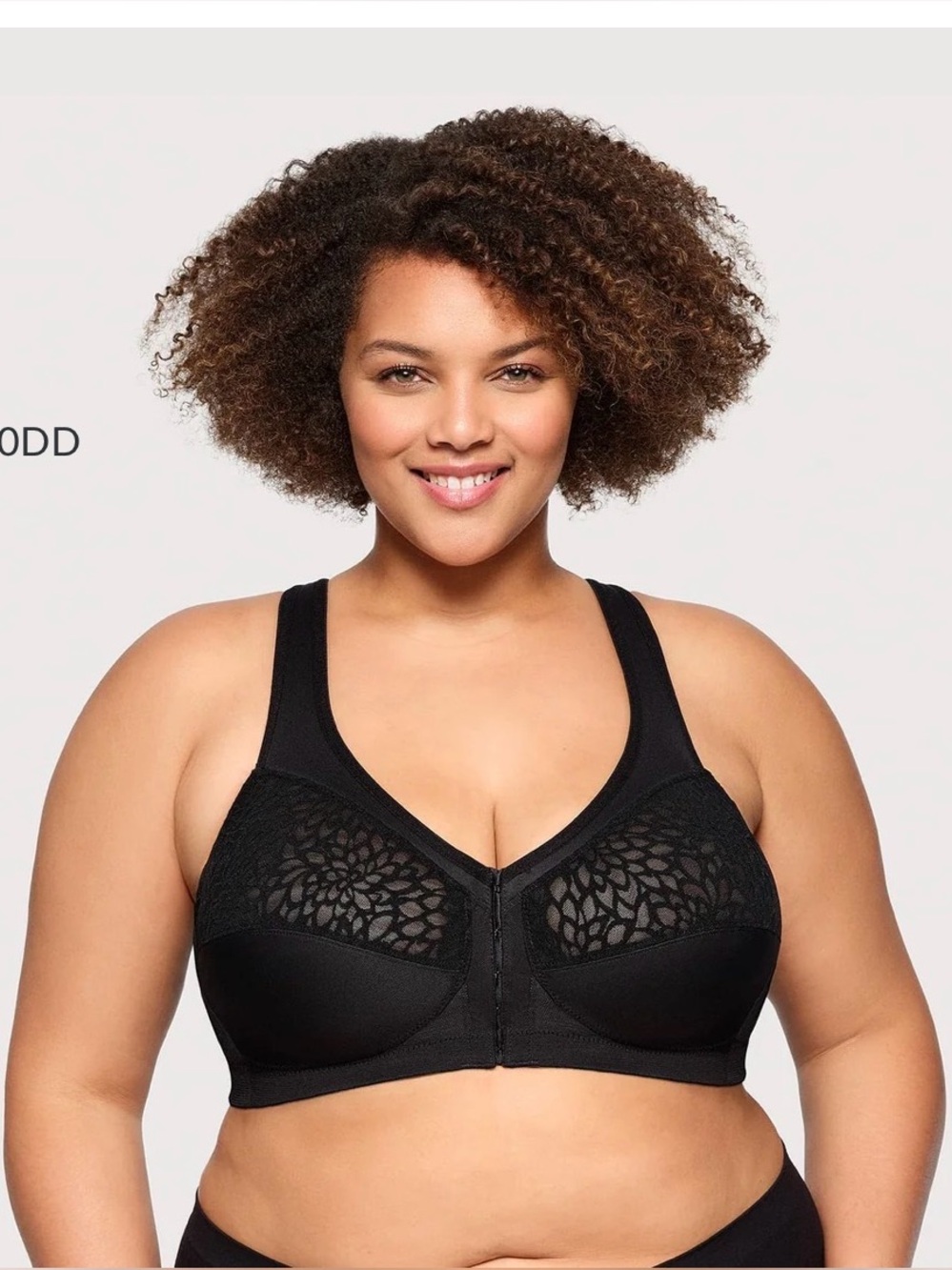 Glamorise MagicLift Front-Closure Racerback Bra style 1206